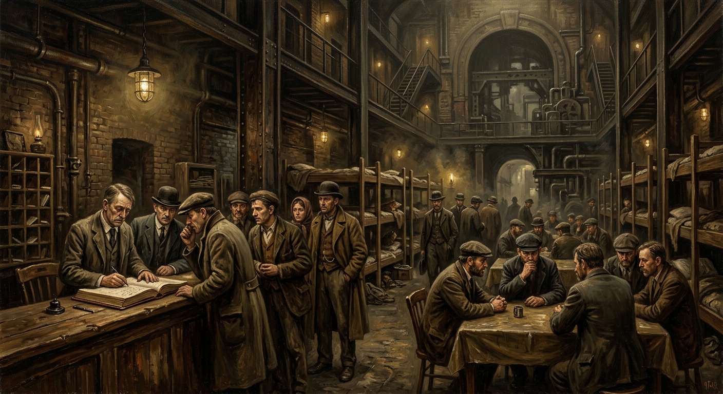 Oath Inns — Oath Inns, rendered as oil-painting.