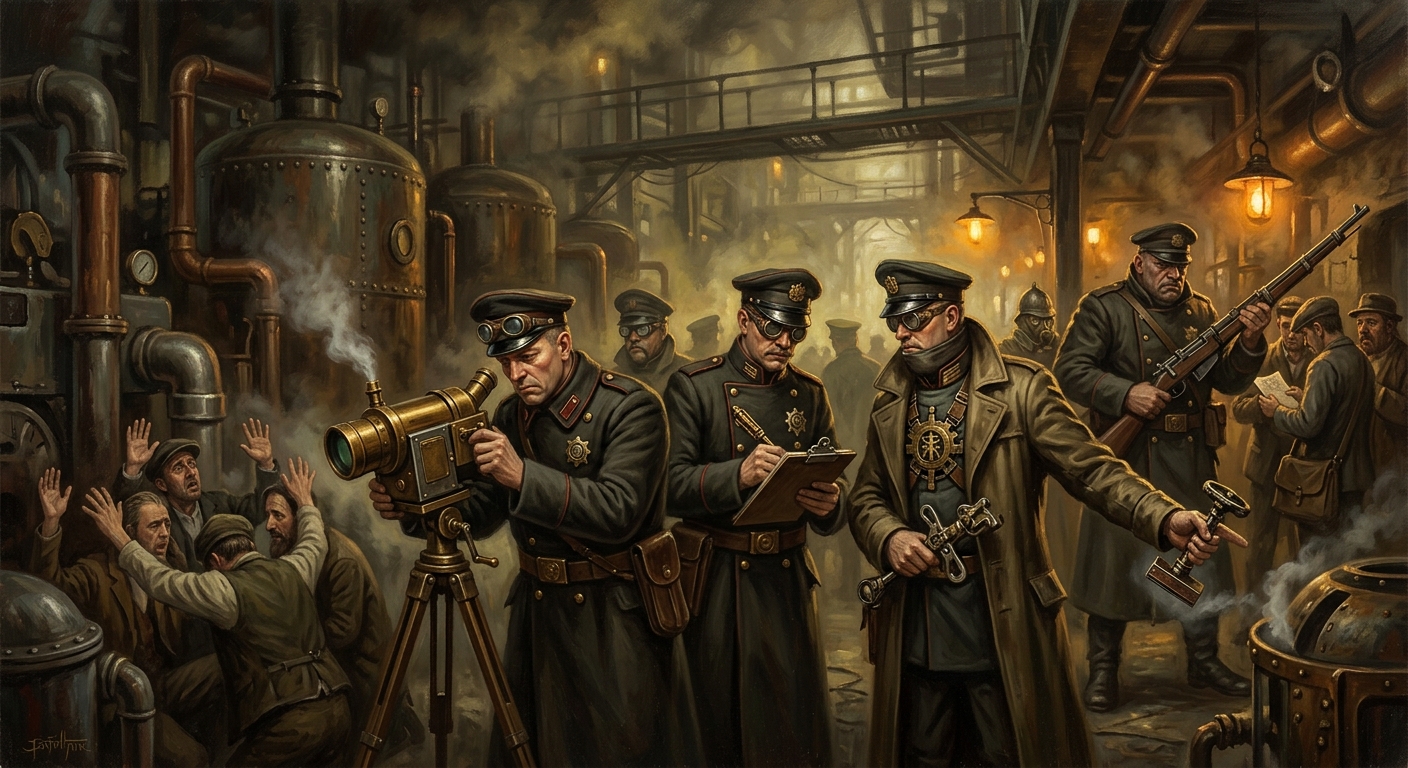 Operational Directive 14 — Operational Directive 14, rendered as oil-painting.
