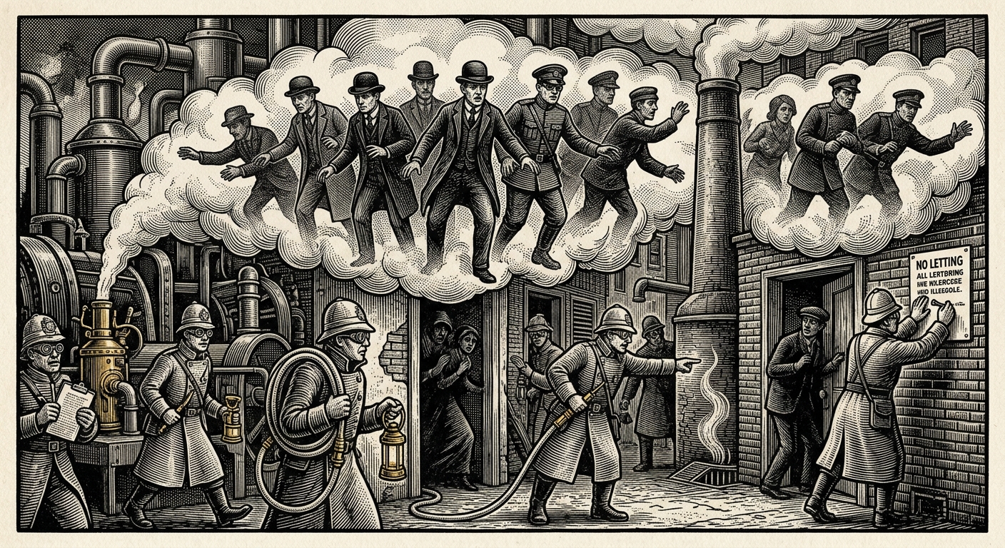 Operational Directive 14 — On the Fourteen Powers, rendered as woodcut.