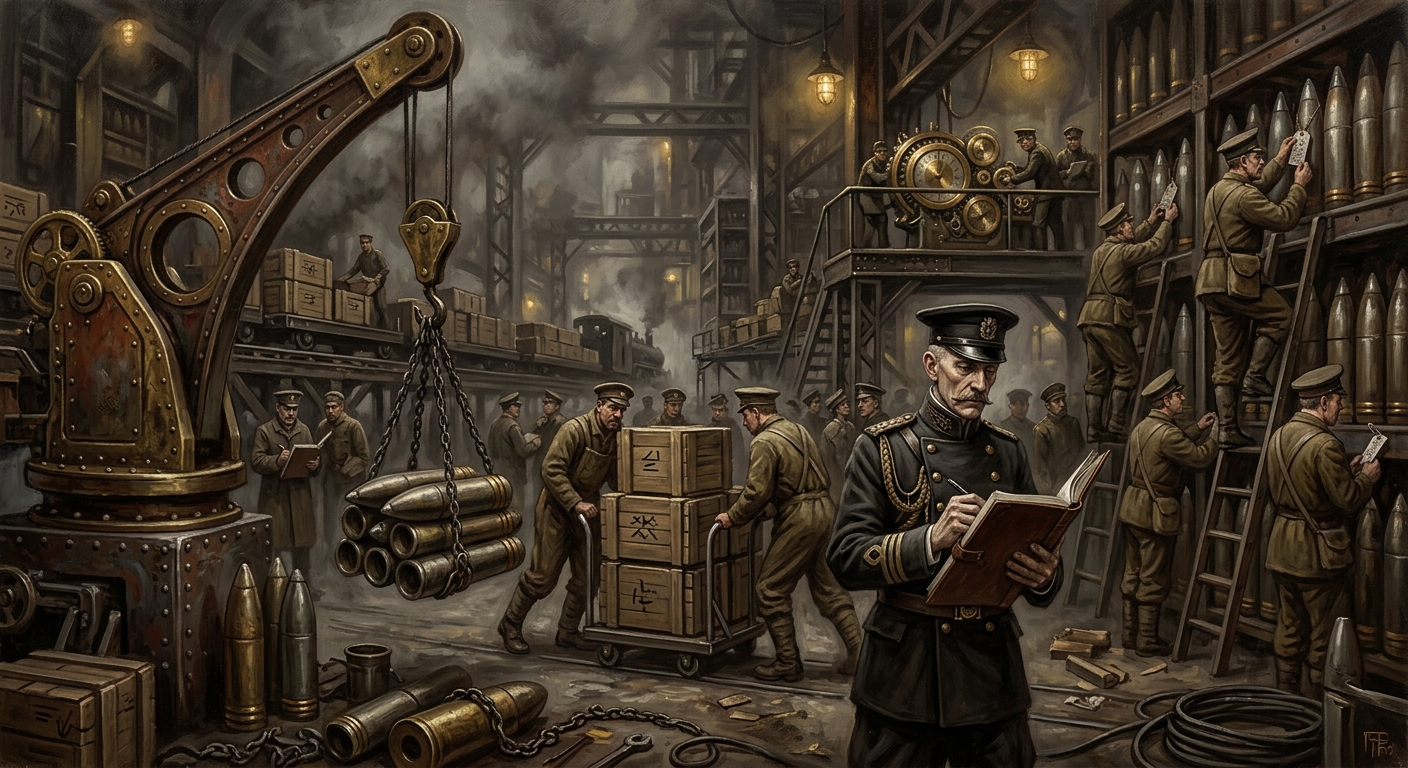 Ordnance Bureau — Ordnance Bureau, rendered as oil-painting.