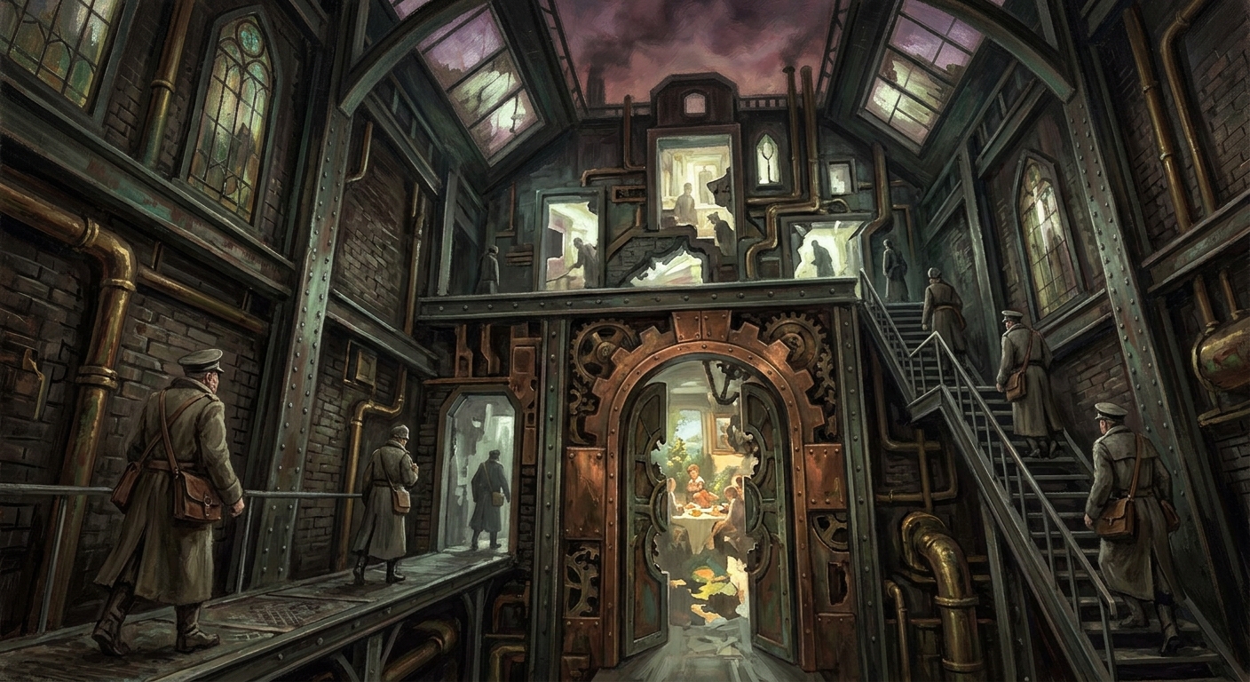 Palace of Echoes — Palace of Echoes, rendered as oil-painting.