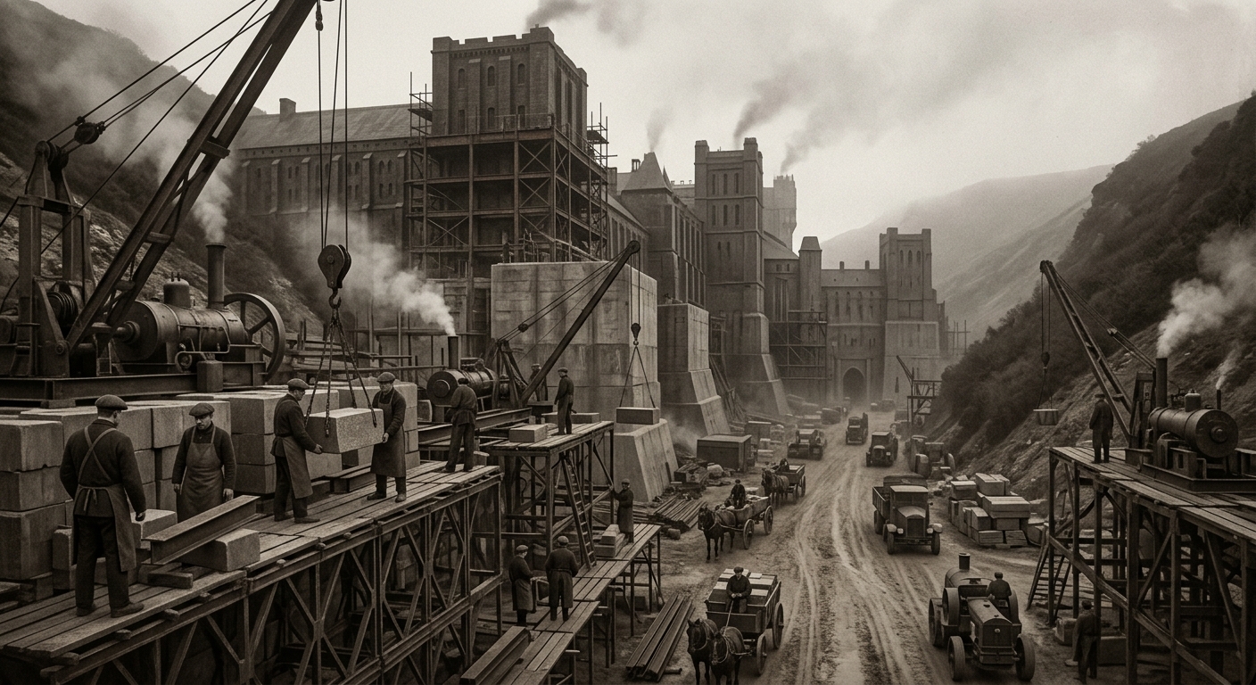 Palace of Echoes — On Its Raising in the Vale, rendered as photograph.
