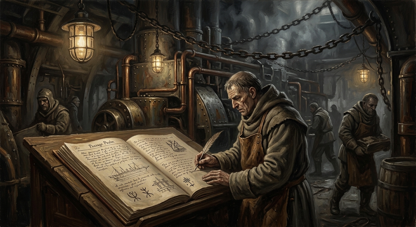 Passage Psalm — Passage Psalm, rendered as oil-painting.