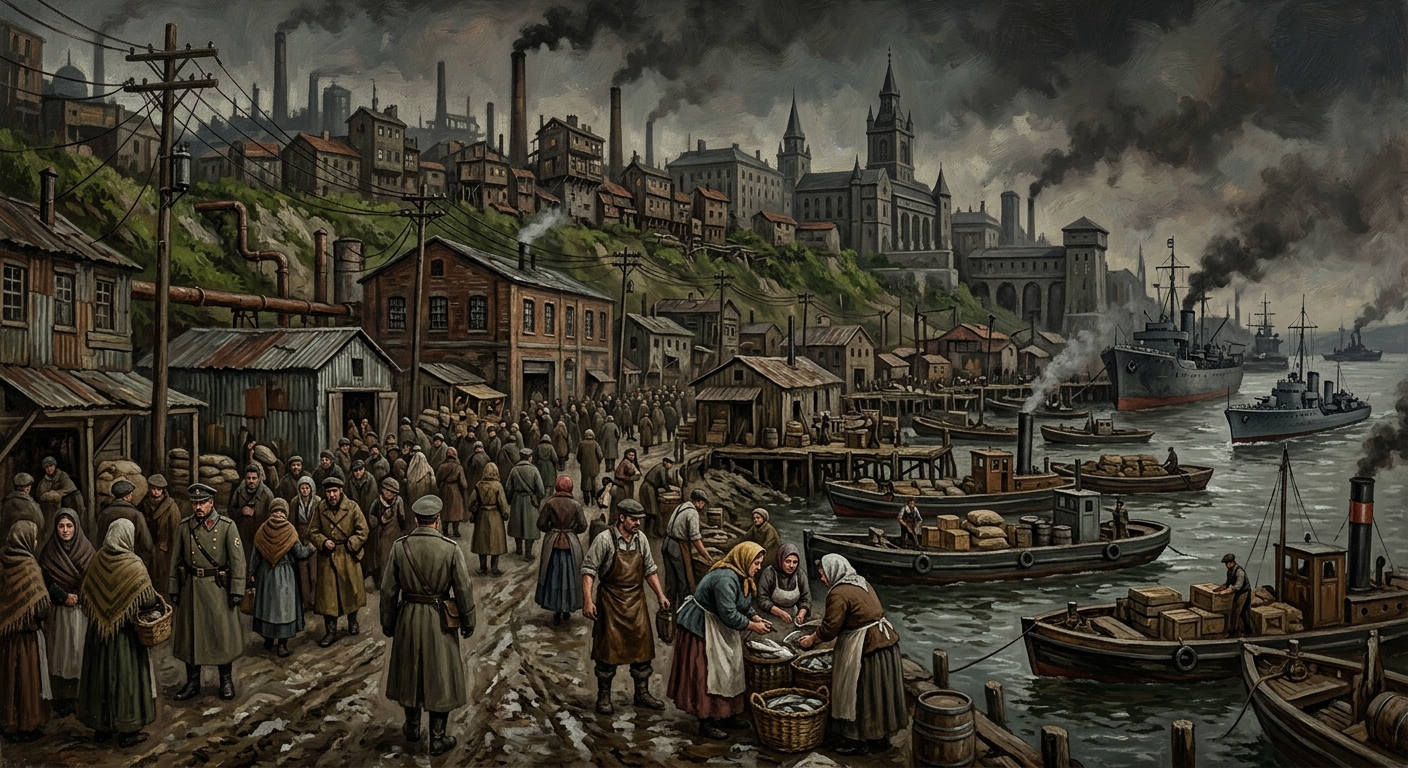 Pilgrim's Coast — Pilgrim's Coast, rendered as oil-painting.