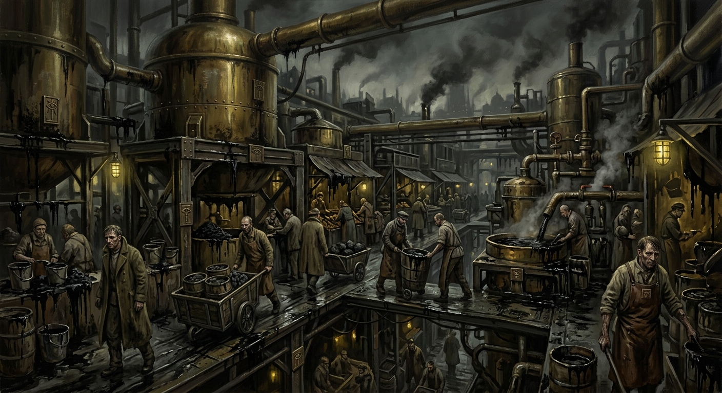 Pitch Markets — Pitch Markets, rendered as oil-painting.