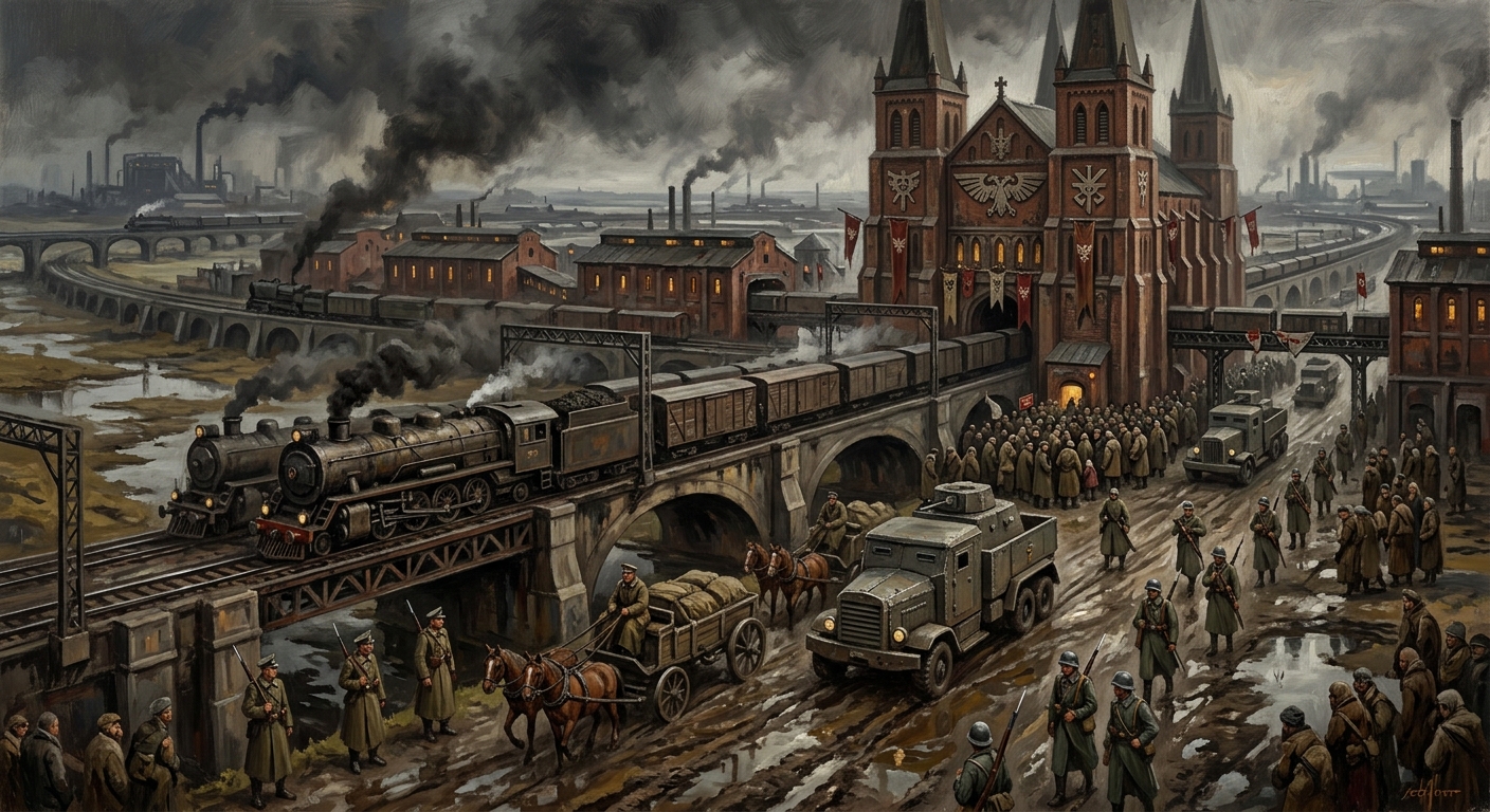 Polish Corridor — Polish Corridor, rendered as oil-painting.