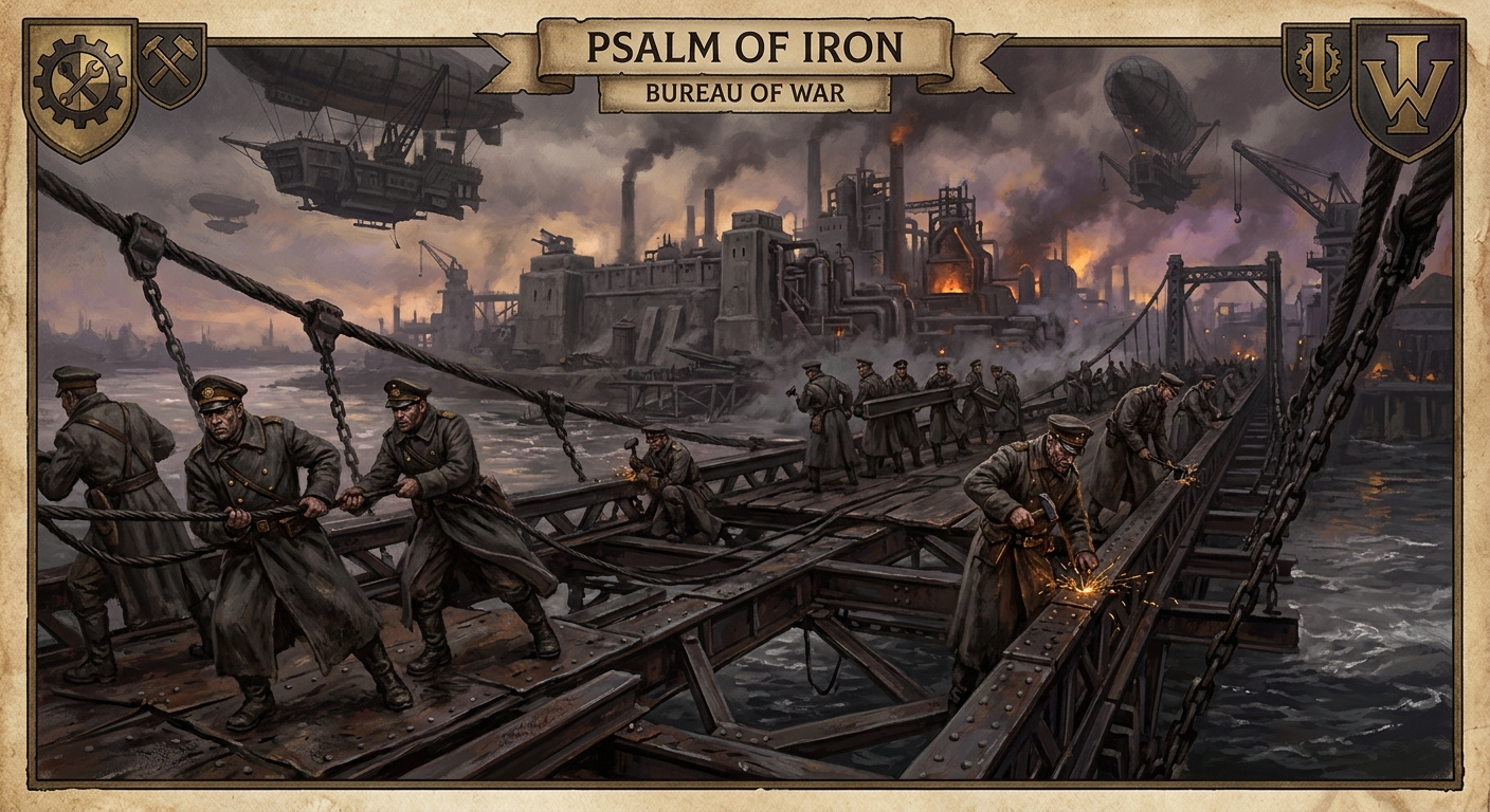 Psalm of Iron — Psalm of Iron, rendered as oil-painting.