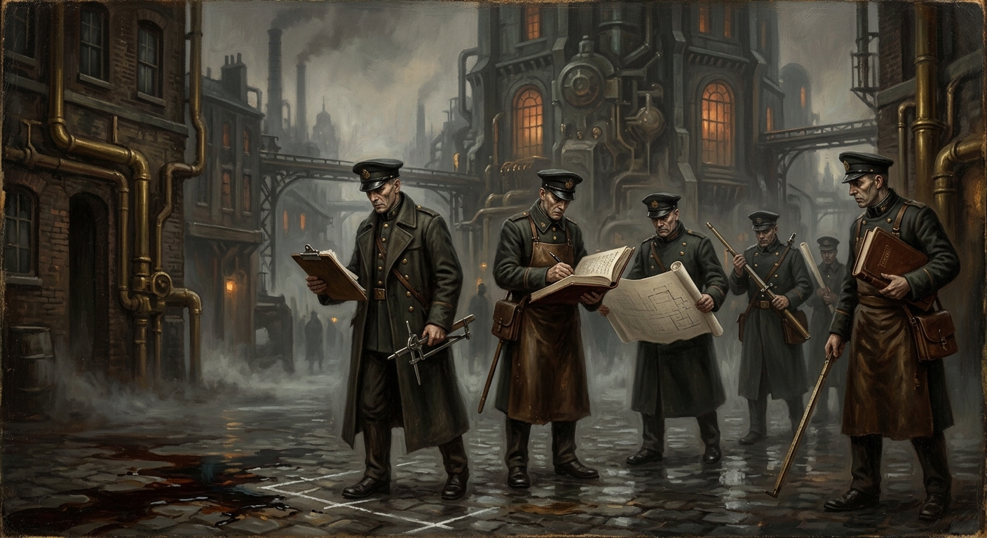 Rationalist Philosophical Police — Rationalist Philosophical Police, rendered as oil-painting.