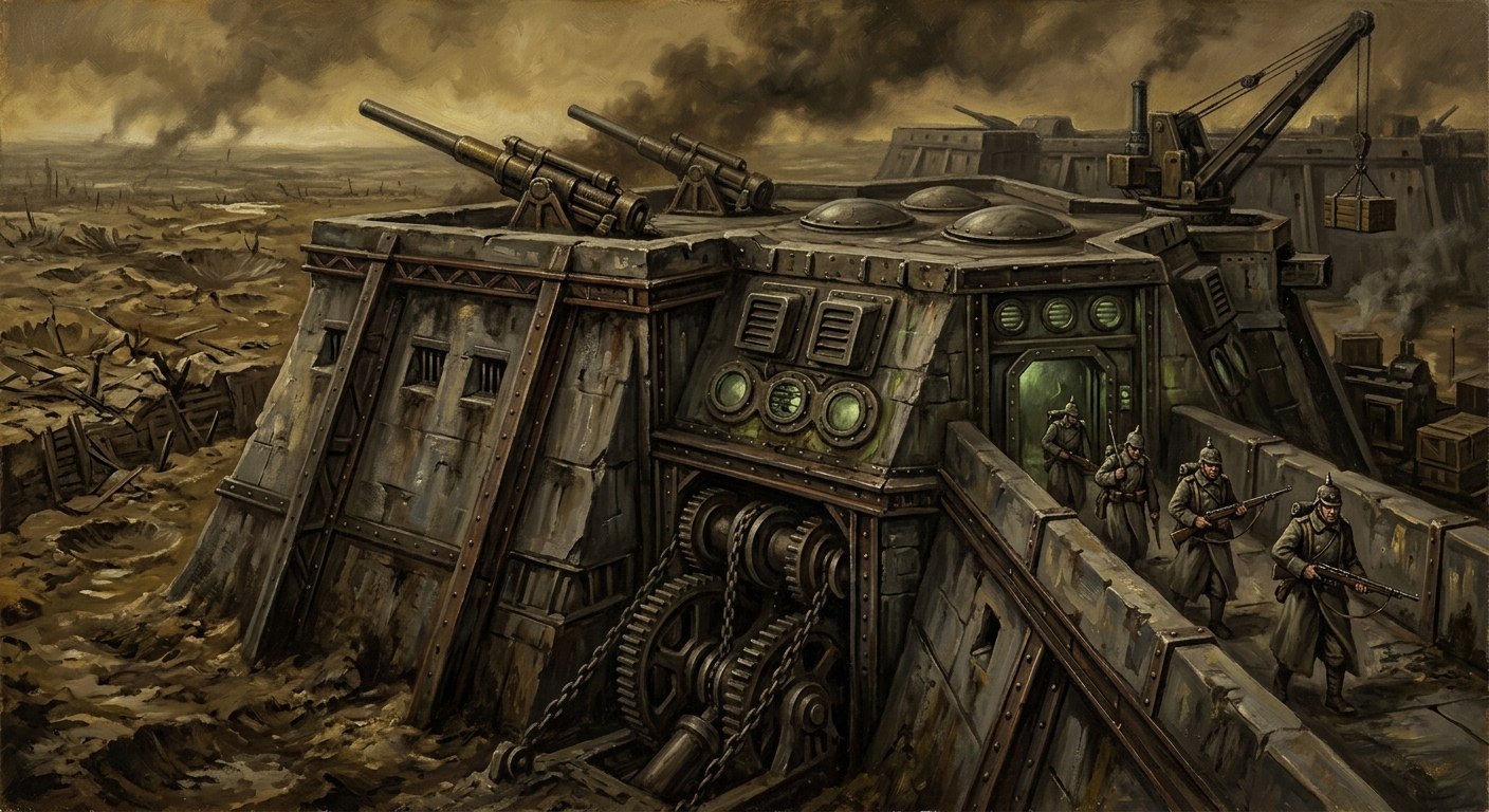 Ravelin of Fortitude — Ravelin of Fortitude, rendered as oil-painting.