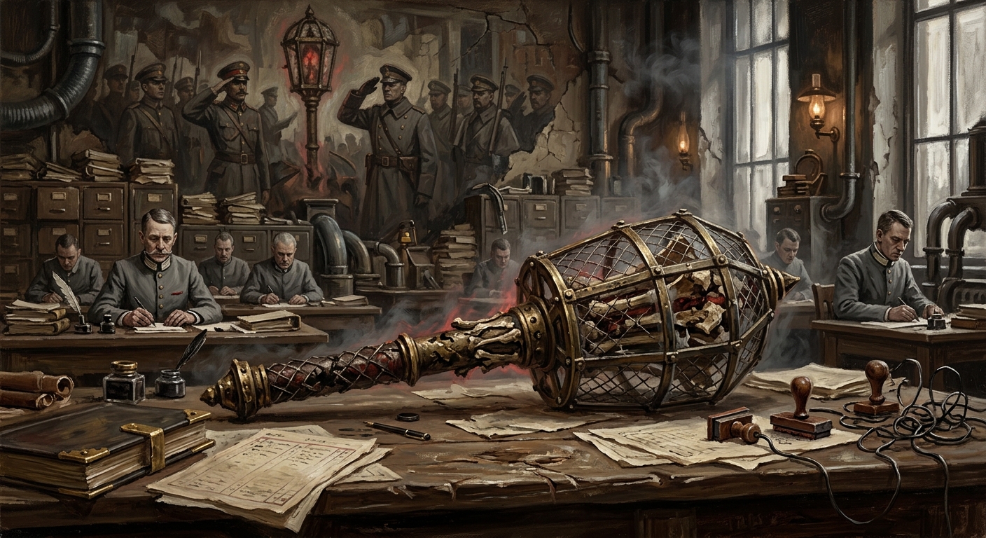 Reliquary of Saint Aldebrand — Reliquary of Saint Aldebrand, rendered as oil-painting.