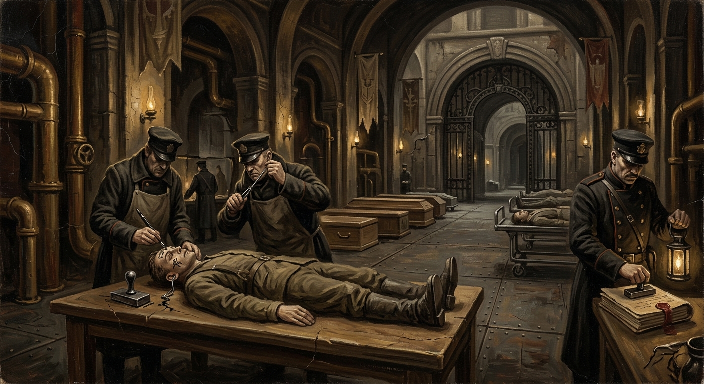 Rite of Passing — Rite of Passing, rendered as oil-painting.