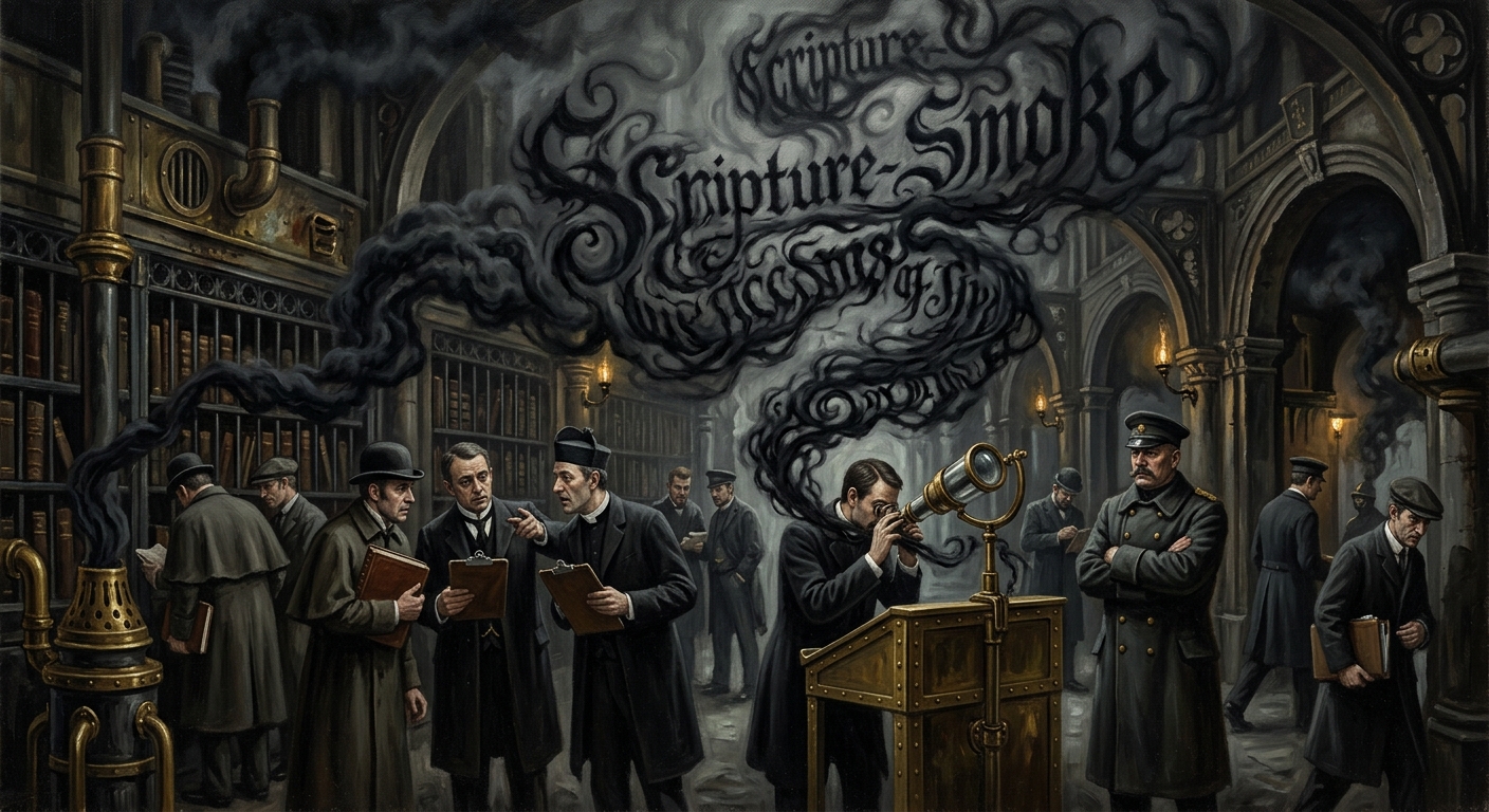 Scripture-Smoke — Scripture-Smoke, rendered as oil-painting.