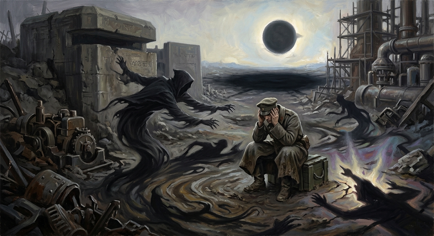 Shadow Noon — Shadow Noon, rendered as oil-painting.