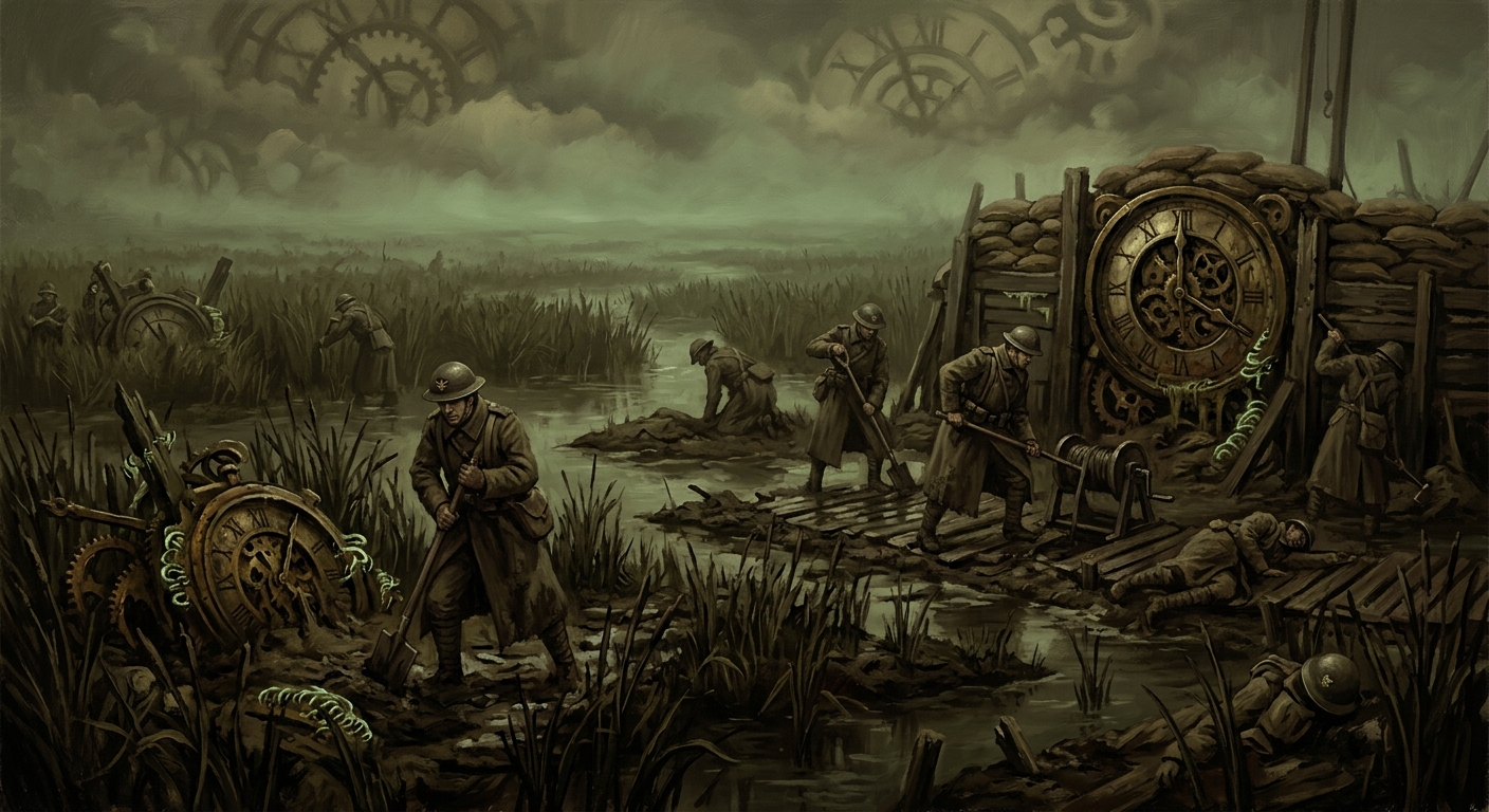 Shipka Marsh — Shipka Marsh, rendered as oil-painting.