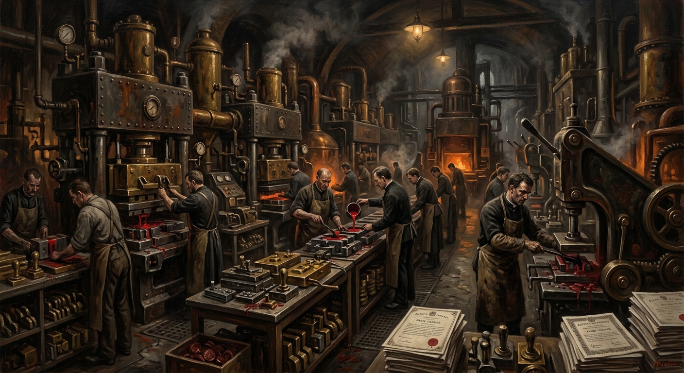 The Sigillary — The Sigillary, rendered as oil-painting.