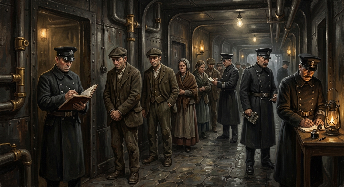 Silent Steps — Silent Steps, rendered as oil-painting.