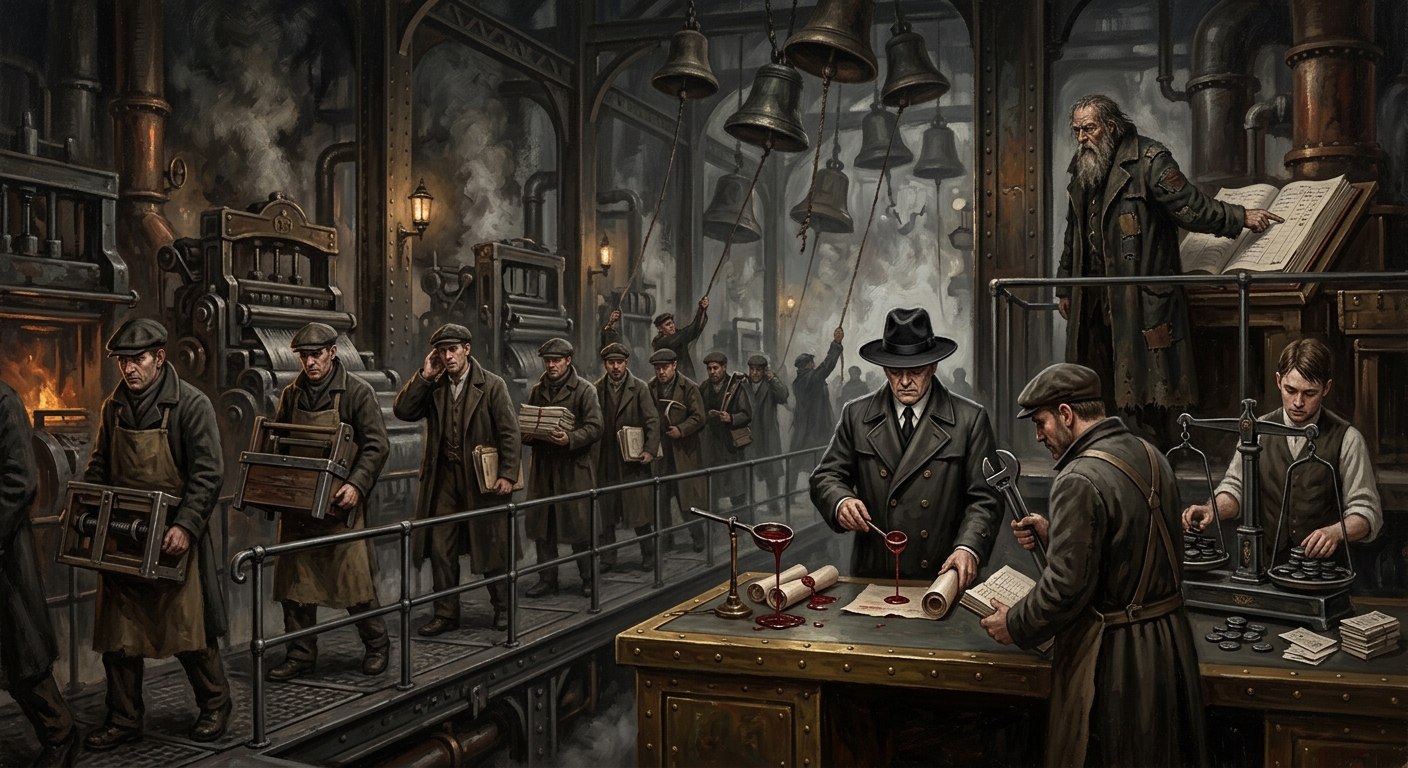 Sixth Canticle of Industry — Sixth Canticle of Industry, rendered as oil-painting.