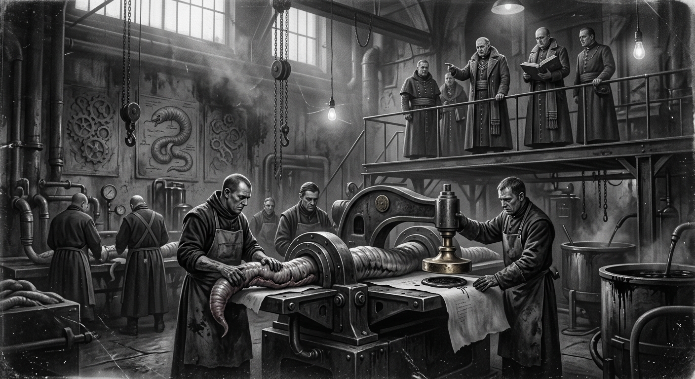 Standard Ratification Protocol — On Worms and the Birth of the Frame, rendered as photograph.