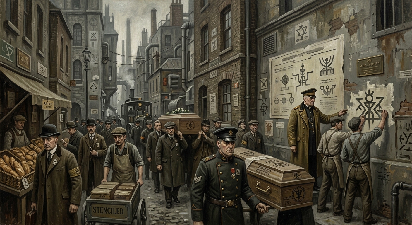 Standing Order 14-C — Standing Order 14-C, rendered as oil-painting.
