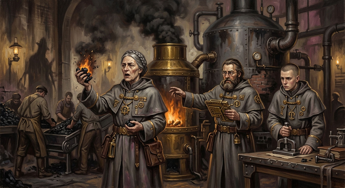 Standing Order 14-E — Standing Order 14-E, rendered as oil-painting.