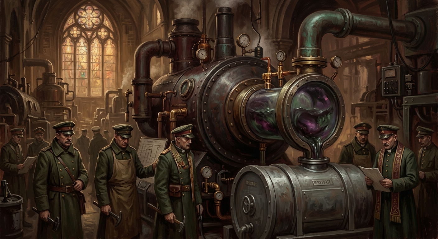 Substrate — Substrate, rendered as oil-painting.