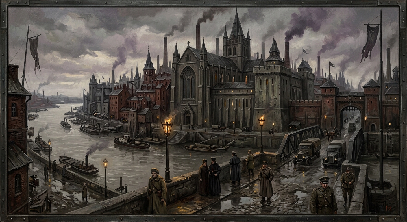 Szeged — Szeged, rendered as oil-painting.