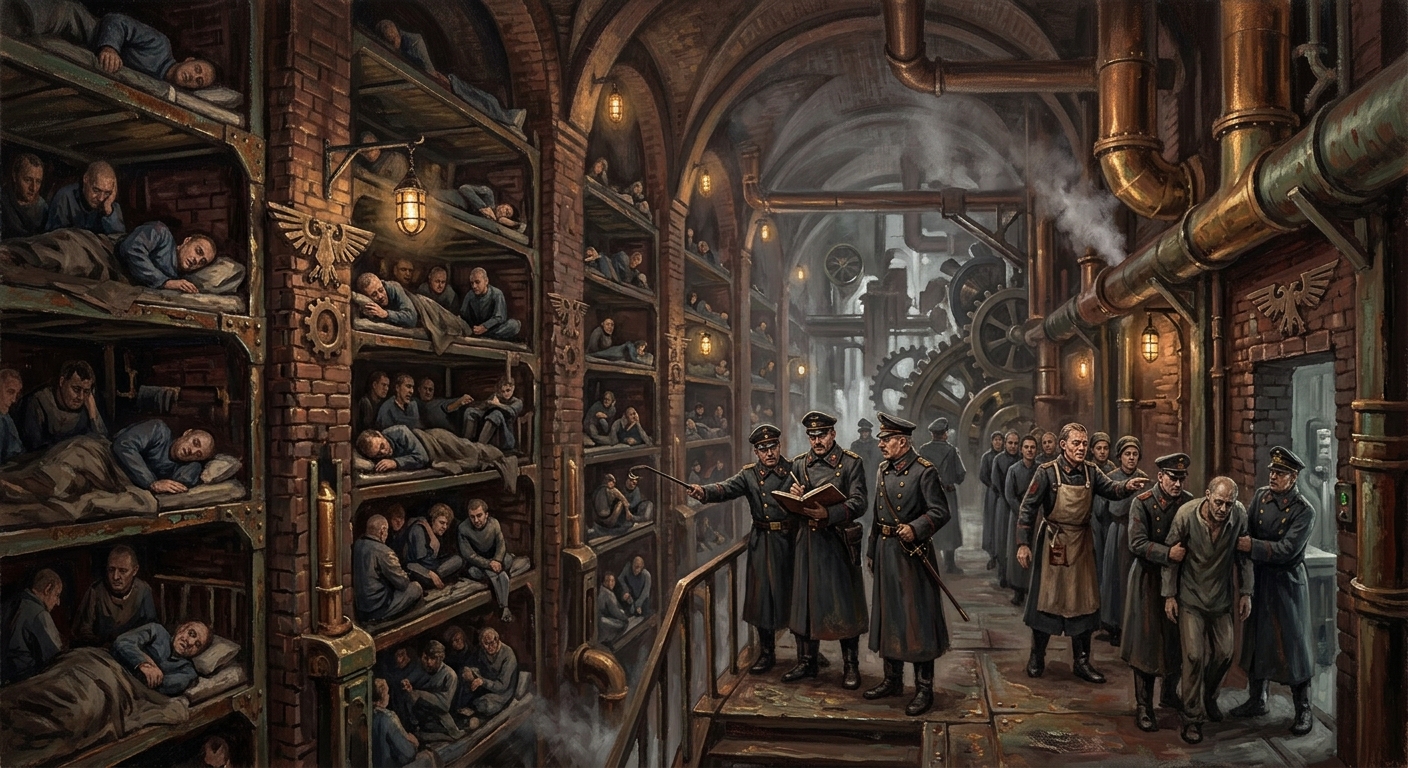 Throat Dorms — Throat Dorms, rendered as oil-painting.