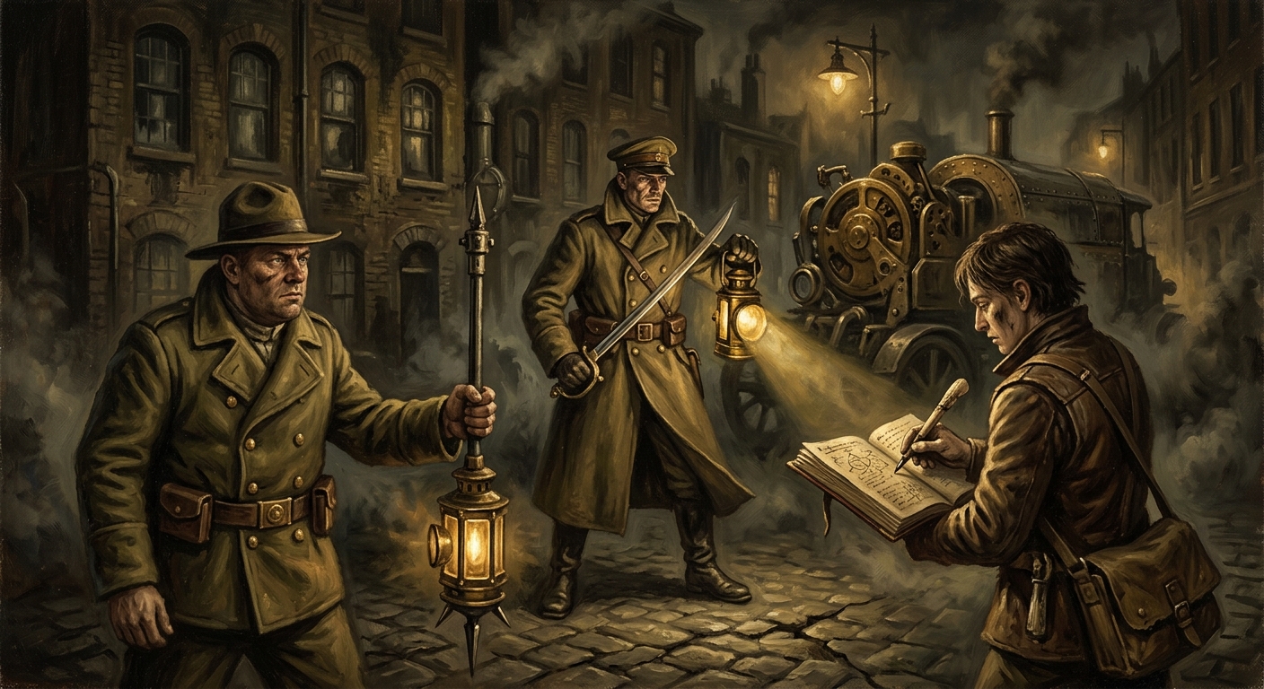 Triangle of Witness — Triangle of Witness, rendered as oil-painting.