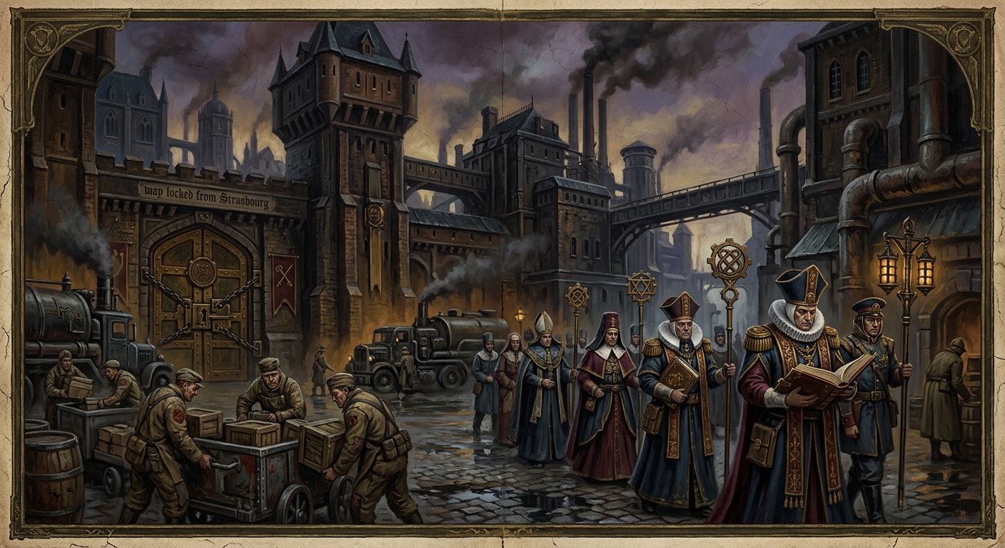 Triune Hearth — Triune Hearth, rendered as oil-painting.