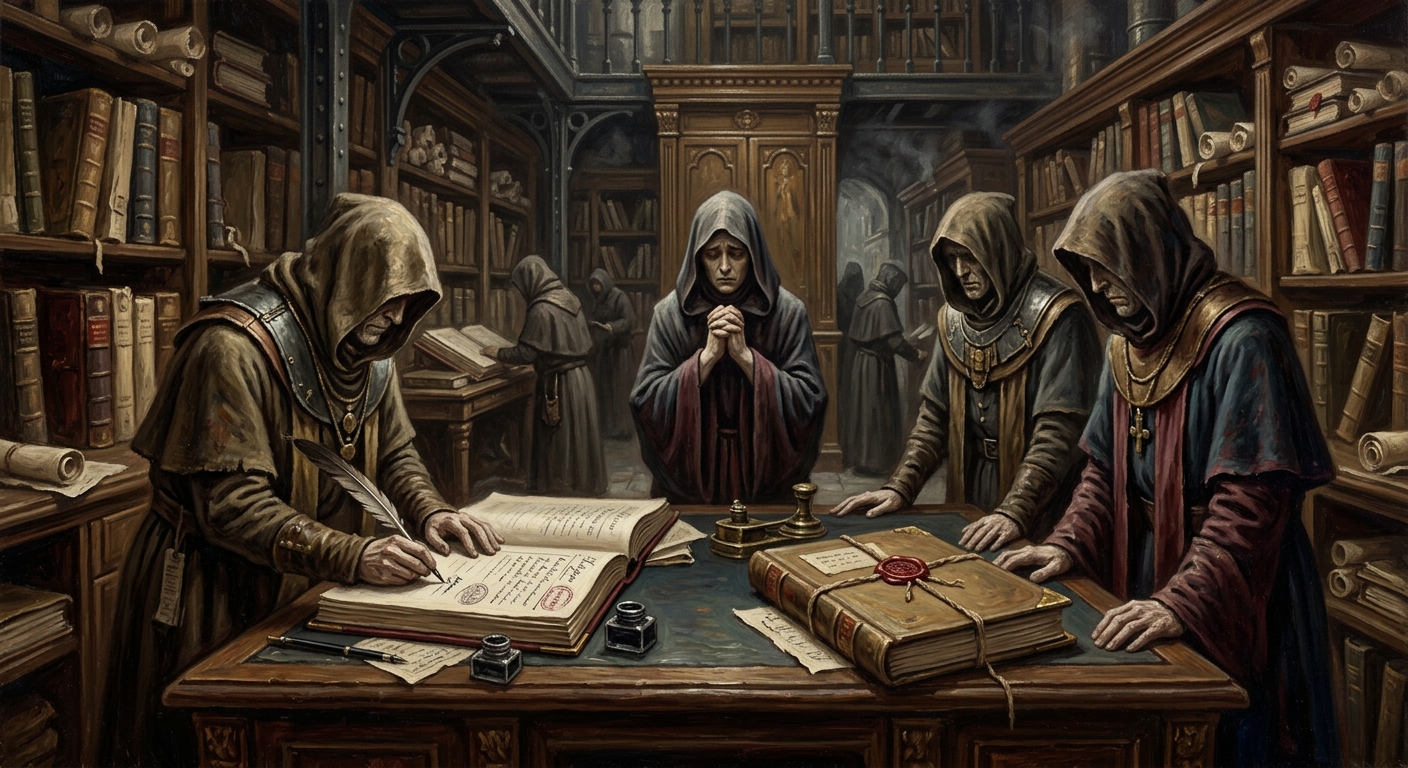 Two-Book Dead — Two-Book Dead, rendered as oil-painting.