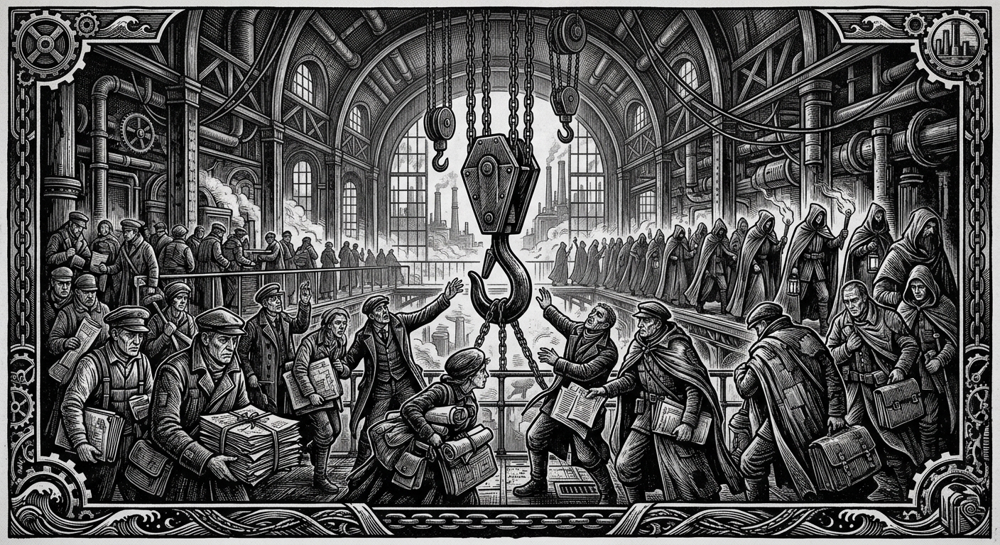 Unread — On the Doctrine of the Hook, rendered as woodcut.