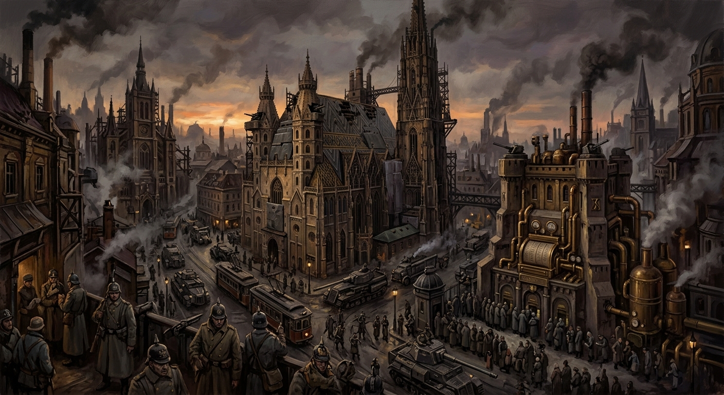 Vienna — Vienna, rendered as oil-painting.