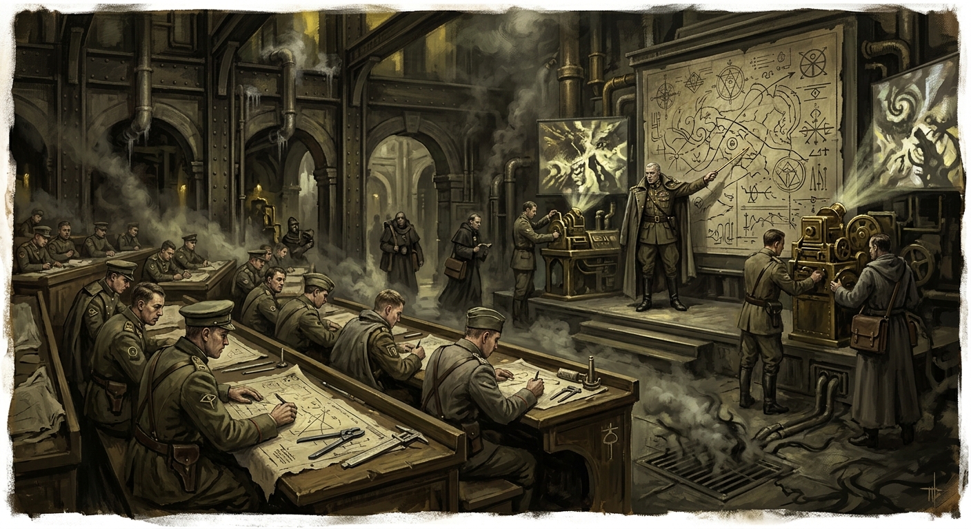 War College — War College, rendered as oil-painting.