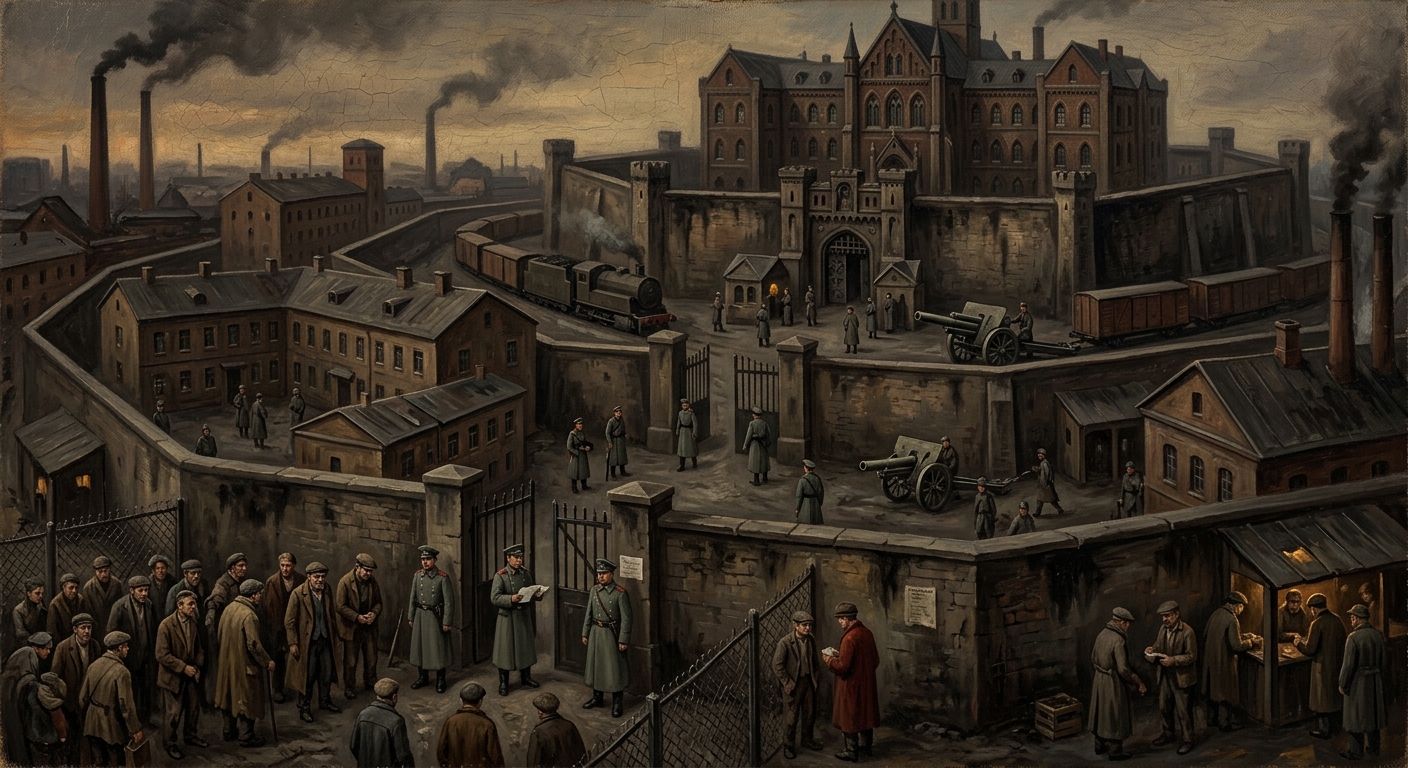 Zones 1 through 5 — Zones 1 through 5, rendered as oil-painting.