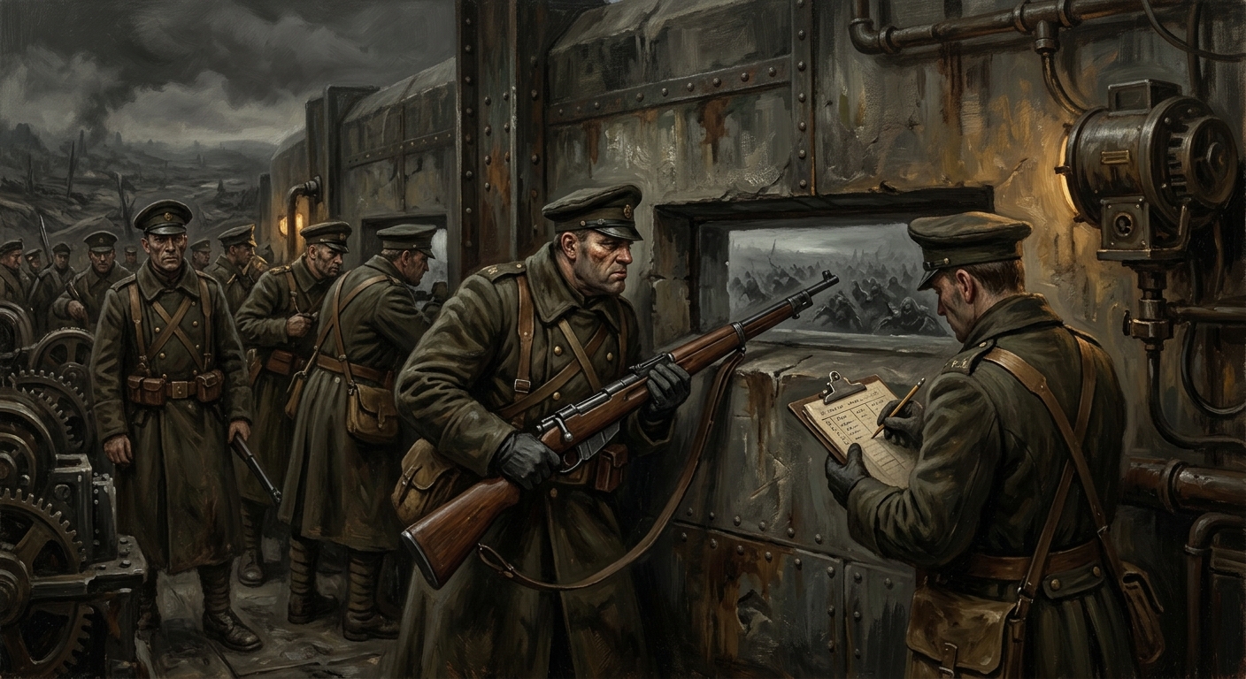 14th Garrison — 14th Garrison, rendered as oil-painting.