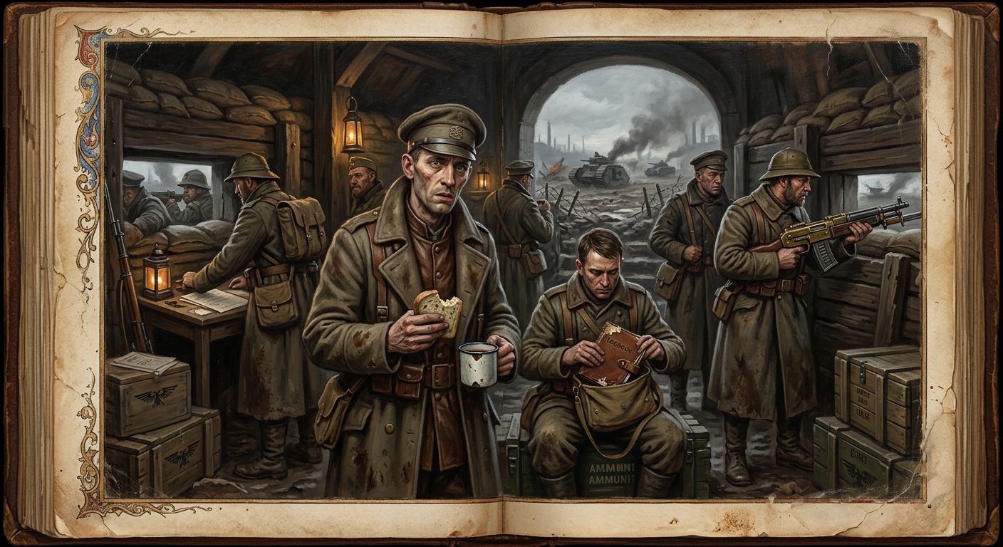 22nd Line Company — 22nd Line Company, rendered as oil-painting.