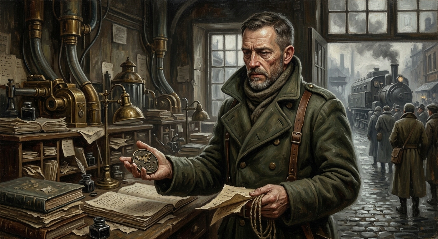 Absolution Token — Absolution Token, rendered as oil-painting.