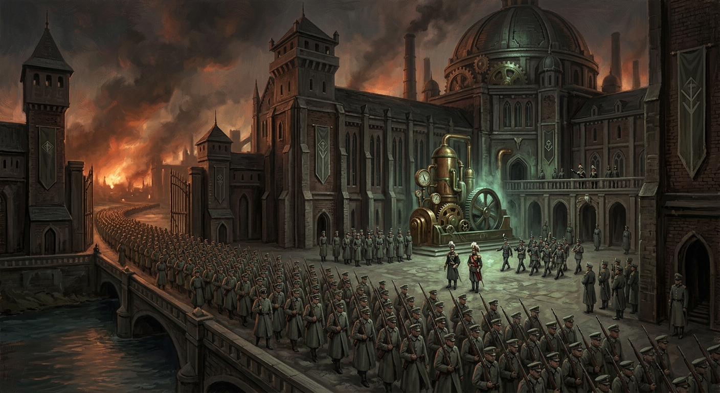 Academy at Vienna — Academy at Vienna, rendered as oil-painting.
