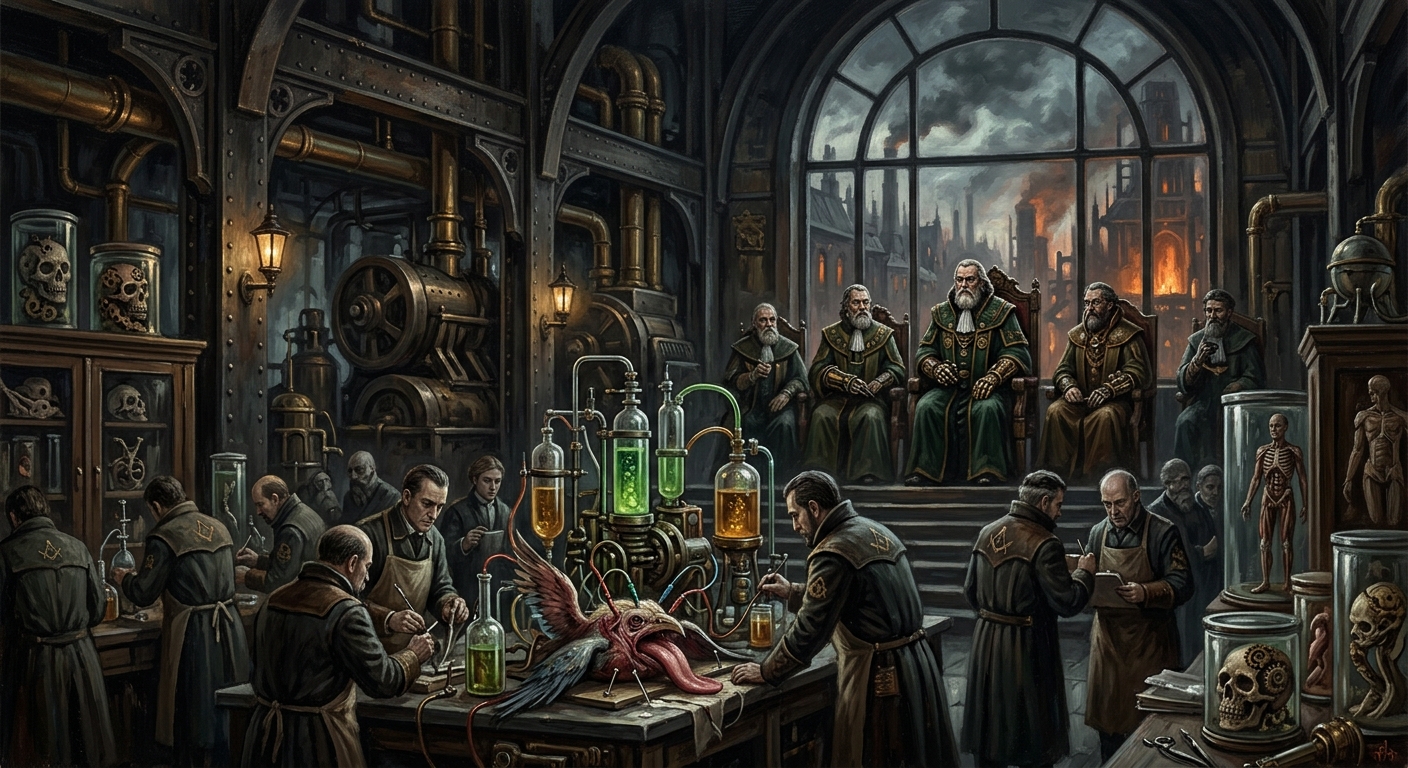 Academy of Sciences — Academy of Sciences, rendered as oil-painting.