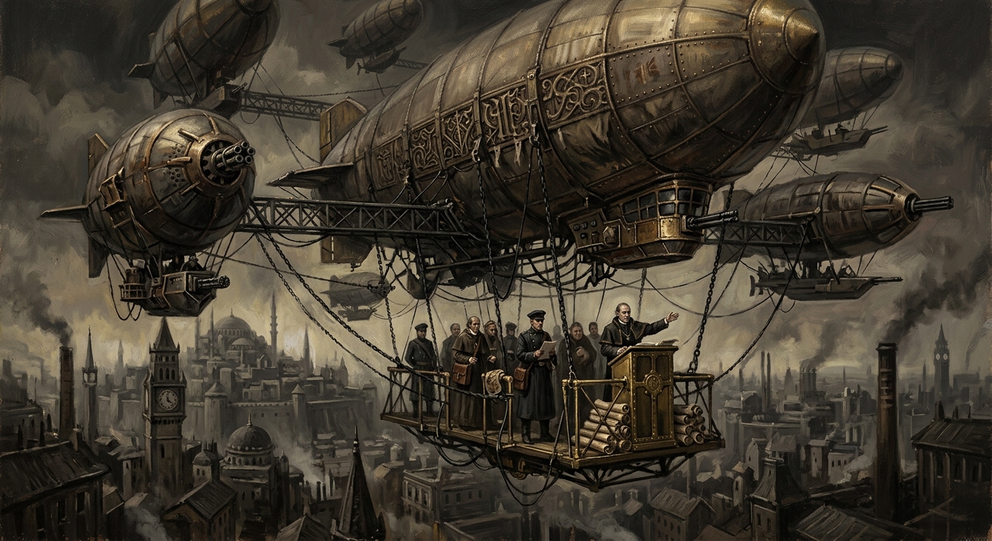 Aerial Wing — Aerial Wing, rendered as oil-painting.