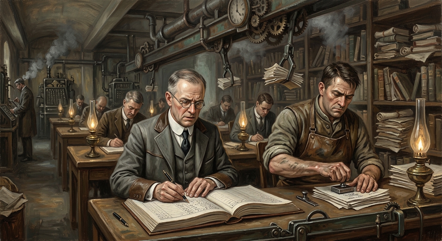 Against the Mercy of Rounding — Against the Mercy of Rounding, rendered as oil-painting.