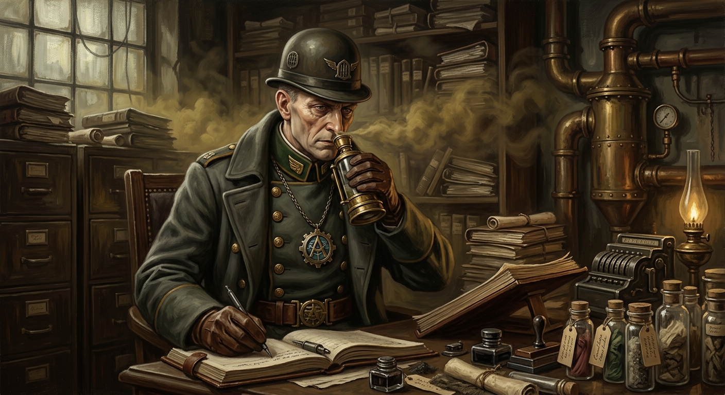 Air Auditor — Air Auditor, rendered as oil-painting.