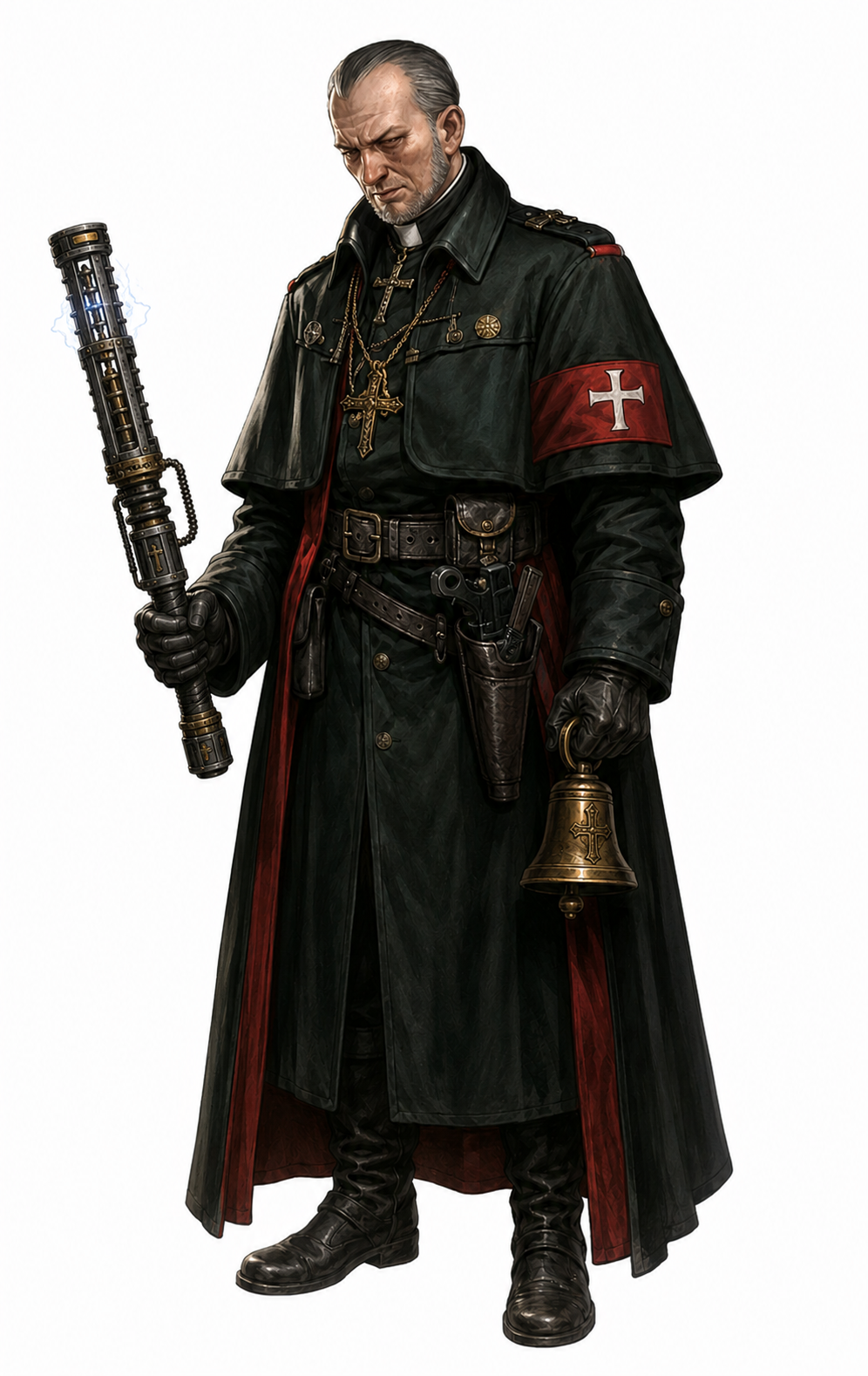 Confessor-Interrogant Ser Ivo in Synod field vestments.