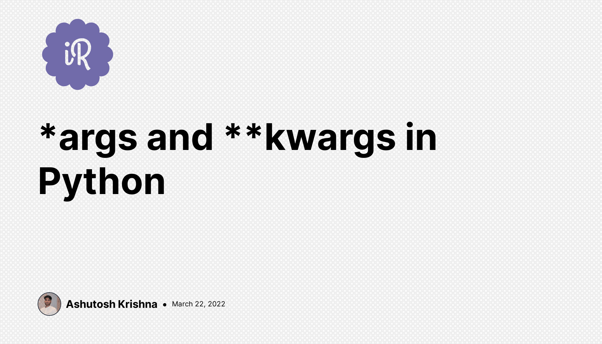 args-and-kwargs-in-python