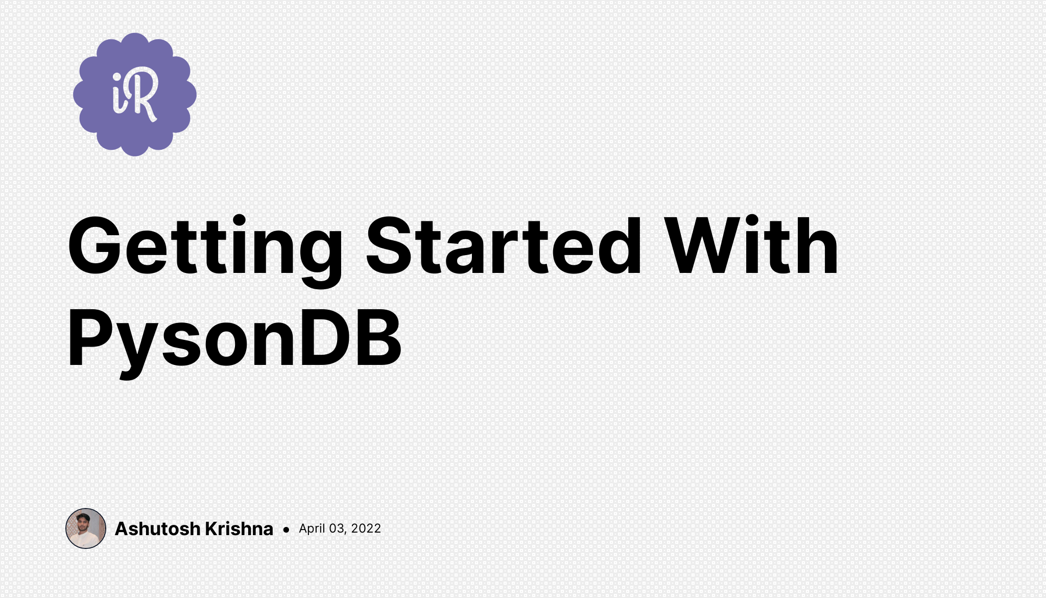 getting-started-with-pysondb