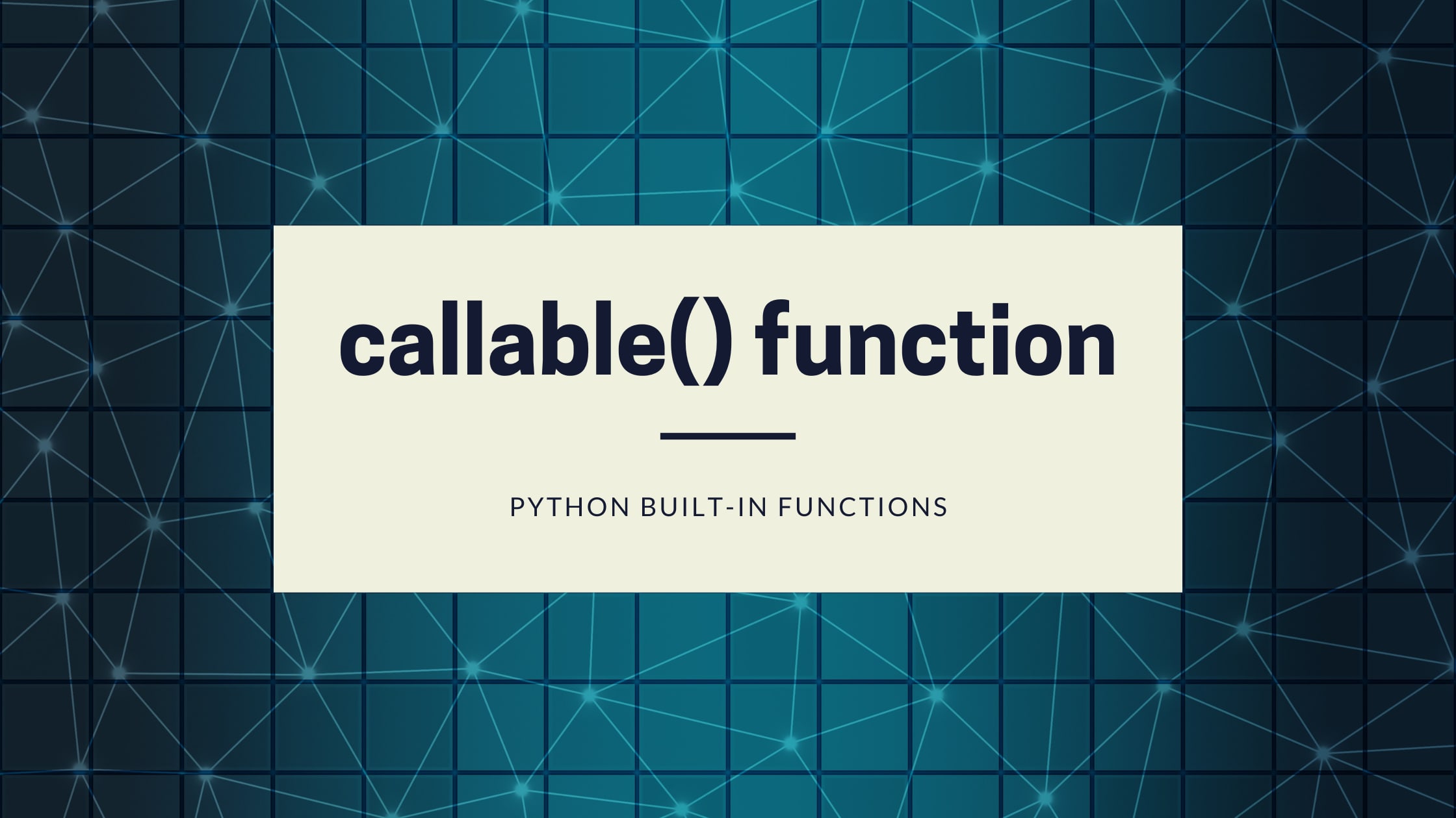 callable-function-in-python