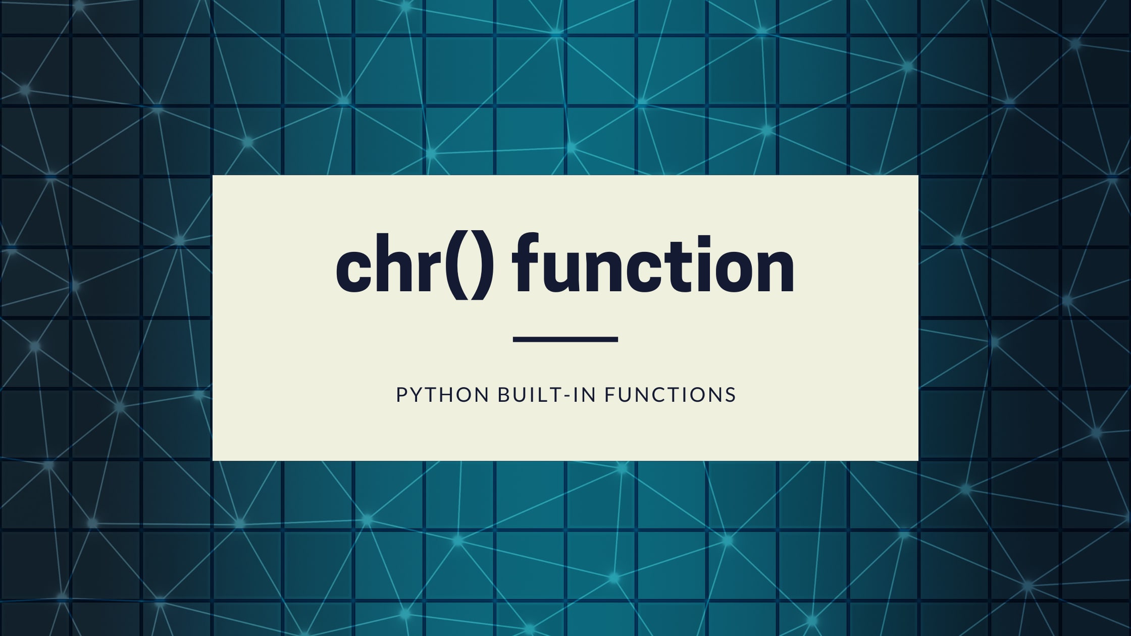 chr-function-in-python