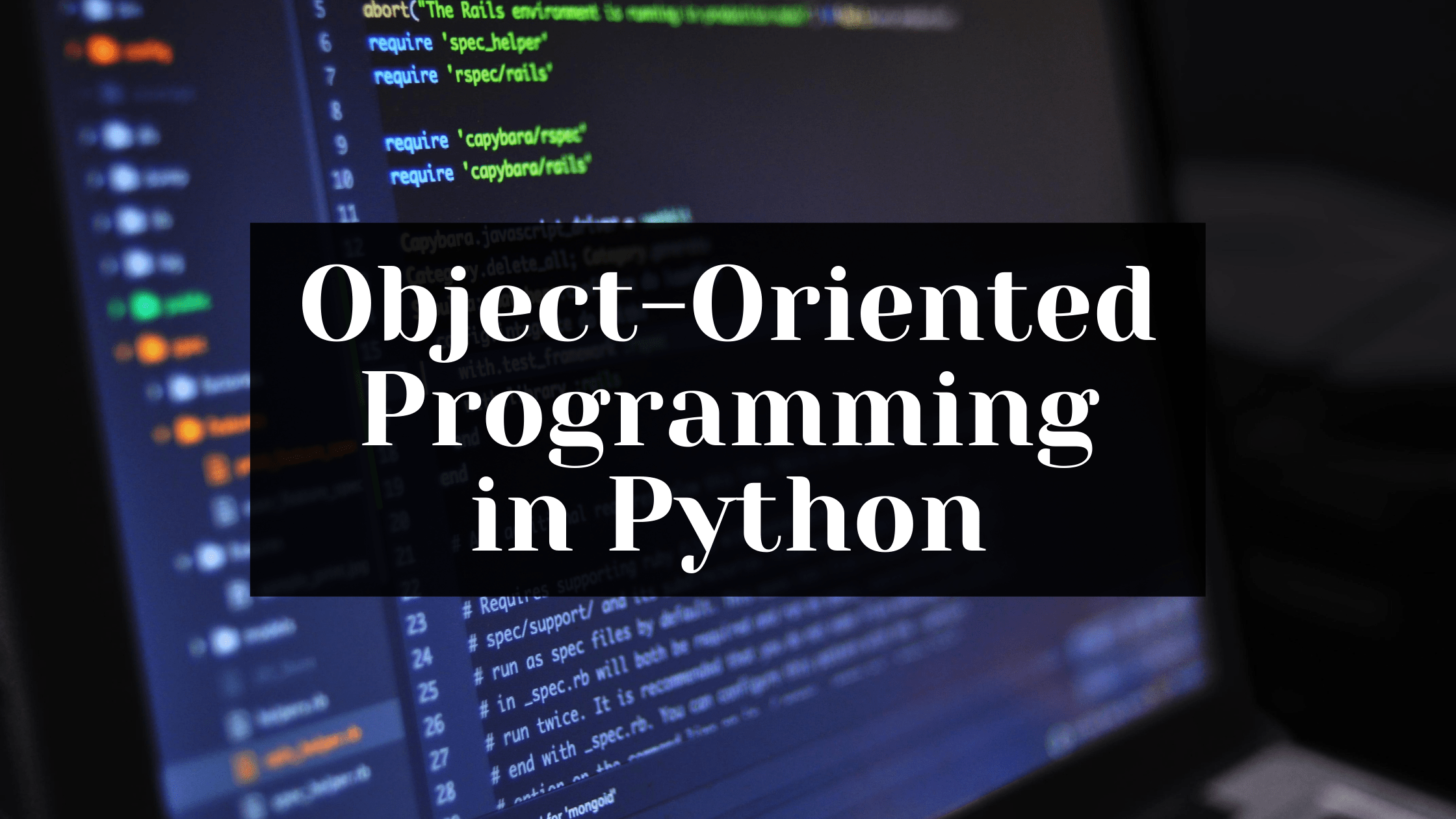 Object-Oriented Programming in Python