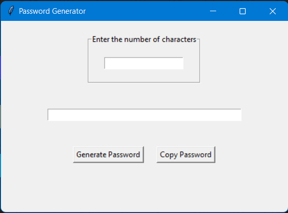 Password Generator using Python and Tkinter (Part-I)