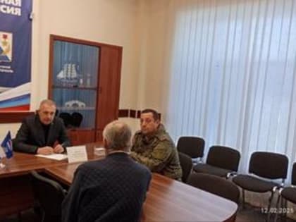 Алексей Жучков провёл приём граждан